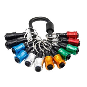 zmart 12�� �J���[ �L�[ �`�F�[�� �N�C�b�N �`�F���W �R�l�N�e�B���O ���b�h 1/4 �Z�p �n���h�� �h���C�o�[ �w�b�h �N�C�b�N �����[�X �X���[�u �ϊ� ���b�h �Z�b�g
