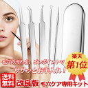 \楽天1位/ 5本セット 毛穴ケア専用キット 【プロ仕様】【高精度】【抗菌ステンレス】 いちご鼻すっきり 毛穴 黒ずみ 除去 角栓取り 鼻 角栓 ピンセット 角...
