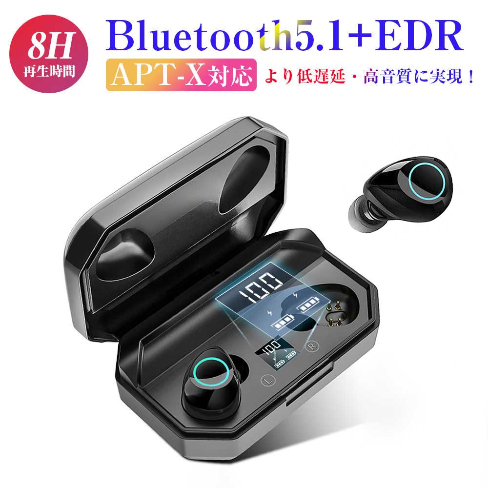最大50％オフ！ Bluetooth XG-12 ブラック カナル型ワイヤレスイヤホン