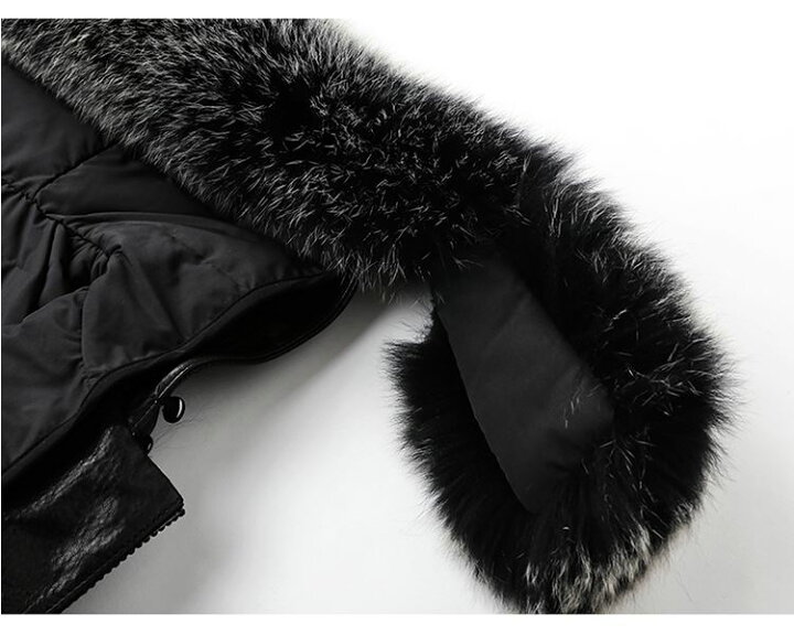 楽天市場】レザージャケット レディース 秋冬 フォックスファー付き  