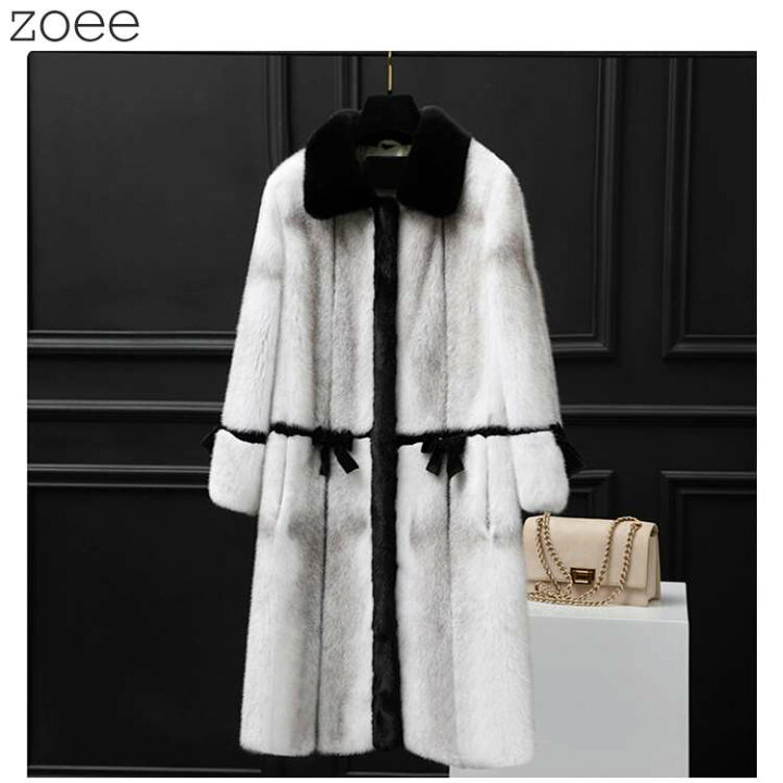 楽天市場】ミンクファーコート デンマーク産ミンクファー使用 9分袖  