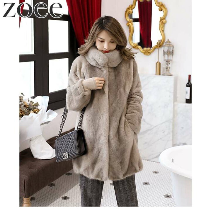 楽天市場】ミンクファーコート 毛皮 レディース 秋冬 アウター  