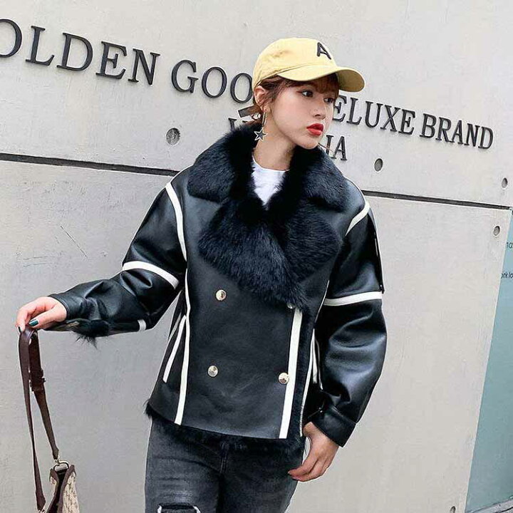 楽天市場】トスカーナ Wフェイス ラムムートンジャケット ショート丈  