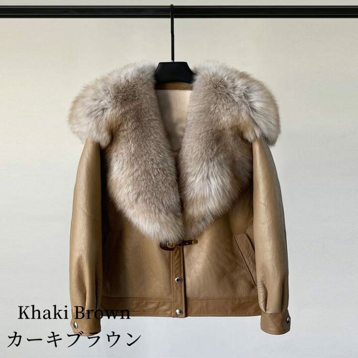 楽天市場】ジャケット コート ラムムートン フォックス レディース 冬 