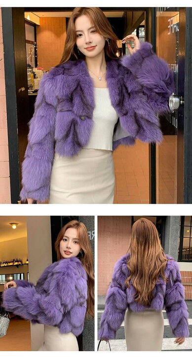 楽天市場】【2024新作秋冬】コート ジャケット フォックス リアル  