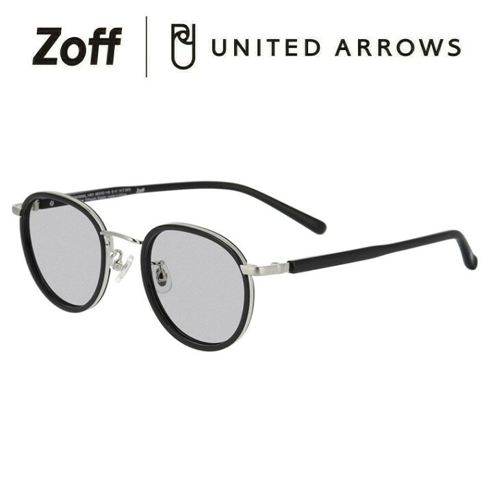 楽天市場】ボストン型 サングラス（ブラック）｜Zoff｜UNITED ARROWS  