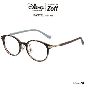 ≪4/25限定！エントリーで最大100％ポイントバック≫ボストン型 メガネ（レッド）｜Disney Collection created by Zoff PASTEL series｜Mickey Minnie ミッキーマウス ミニーマウス ディズニー 眼鏡 検眼調整 伊達メガネ レンズ交換 鼻パッド ズレ防止 レディース zoff_dtk