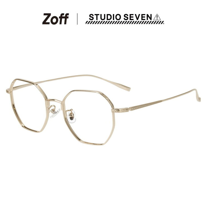 楽天市場】ウェリントン型 メガネ（ゴールド）｜Zoff｜STUDIO SEVEN 