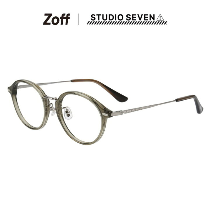楽天市場】ボストン型 メガネ（グリーン（オリーブ））｜Zoff｜STUDIO 