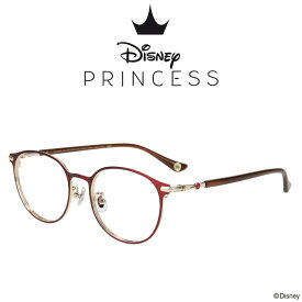 ≪4/25限定！エントリーで最大100％ポイントバック≫ボストン型 めがね（レッド）｜Disney Collection created by Zoff "PRINCESS"『Ariel』｜ディズニー プリンセス アリエル グッズ 度付きメガネ レディース おしゃれ zoff_dtk Disneyzone