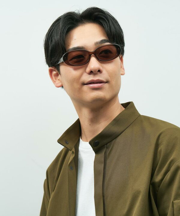楽天市場】【WEB限定商品】オーバル型 サングラス（ブラウン）｜UV 