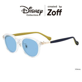 ≪本日限定！エントリーで最大100％ポイントバック≫|Zoff Mickey & Friends Hands ボストン型 サングラス (クリア) （ドナルドダック モデル） ディズニー ラバーテンプル ズレ落ち防止 カラーレンズ 紫外線対策 UVカット メンズ レディース ユニセックス おしゃれ【ZA2|