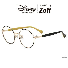 ≪本日限定！エントリーで最大100％ポイントバック≫|Zoff Mickey & Friends Hands ボストン型 メガネ (ブラック) （ドナルドダック モデル） ディズニー ラバーテンプル ズレ落ち防止 眼鏡 伊達めがね 度付きレンズ交換 度あり 度なし ユニセックス おしゃれ【ZA252014-|