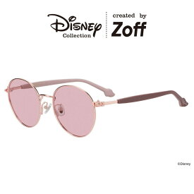 ≪本日限定！エントリーで最大100％ポイントバック≫|Zoff Mickey & Friends Hands ボストン型 サングラス (ピンク) （ミニーマウス モデル） ディズニー ラバーテンプル ズレ落ち防止 カラーレンズ 紫外線対策 UVカット メンズ レディース ユニセックス おしゃれ【ZF252|