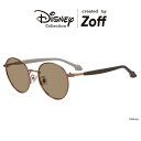 ≪本日限定！エントリーで最大100％ポイントバック≫|Zoff Mickey & Friends Hands ボストン型 サングラス (ブラウン) （ミニーマウス モデル） ディズニー ラバーテンプル ズレ落ち防止 カラーレンズ 紫外線対策 UVカット メンズ レディース ユニセックス おしゃれ【ZF2|