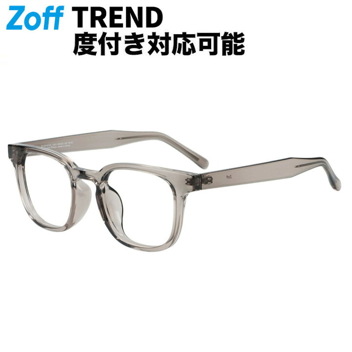 楽天市場】| ウェリントン型 メガネ (グレー(クリア)) Zoff CLASSIC 