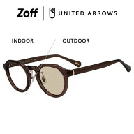 |【WEB限定】ボストン型 調光 サングラス(ブラウン(クリア)) レンズの色が変わる UNITED ARROWS ユナイテ…