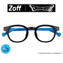 ｜Zoff DRAGON QUEST ドラゴンクエスト【スライムモデル】ウエリントン型 メガネ (ブラック) 軽量 黒縁フレーム 伊達…