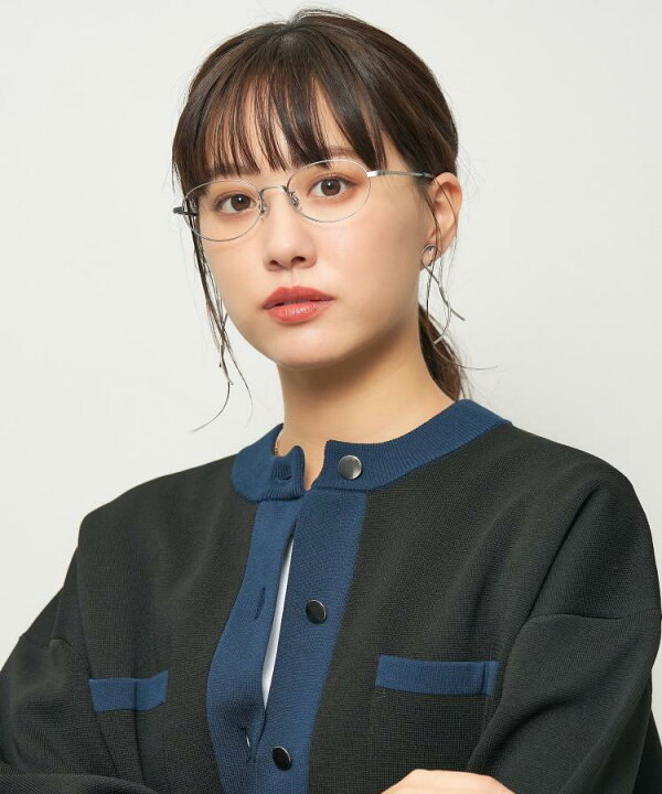 楽天市場】|オーバル型 メガネ(シルバー) 柴田ひかり 鼻パッド ズレ 