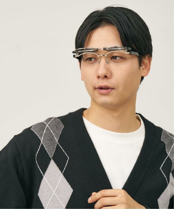 楽天市場】| ウェリントン型 跳ね上げ式メガネ (ブラック) Zoff FLIP 