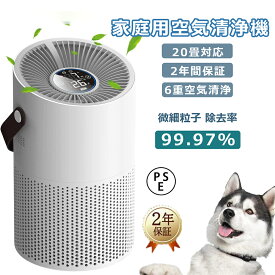 【2年保証】空気清浄機 小型 ウイルス対策 コンパクト PM2.5 加湿なし 花粉対策 軽量 省エネ 小型 空気清浄機タバコ用 臭除去 UV除菌 高性能 活性炭除臭 静音 異臭 コンパクト 黄砂 ハウスダスト 20畳まで 寝室 空気循環 省エネ 送料無料