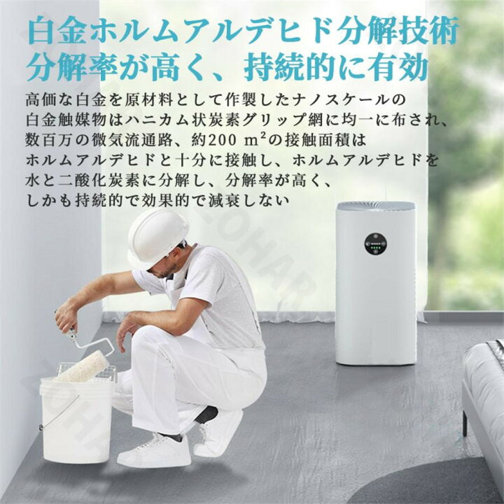 楽天市場】☆品質保証☆空気清浄機 花粉対策 小型 ペット ダニ対策 