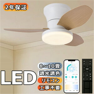 シーリングファンライト 北欧 リモコン操作 調光調色 led シーリングライト 薄型 軽量 シーリングファン リビング 常夜灯 dcモーター 小型 空気循環 軽量 10畳 12畳 8畳 6畳 和室 電気 照明 照明