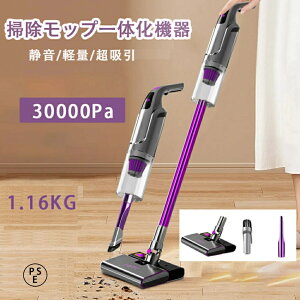 掃除機 コードレス サイクロン 自立式 30000pa 超吸引 コードレス掃除機 ワンタッチ式 サイクロン式 強力吸引 3段階吸引 充電式 軽量 コードなし コード無 ハンディ ハンディ掃除機 スティック