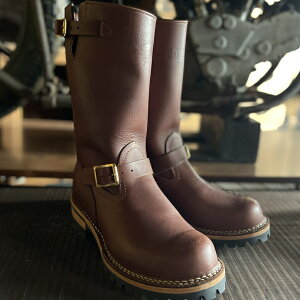 WESCO BOSS Brown #100sole Bubble Toe 11Height Brass Roller Bukle