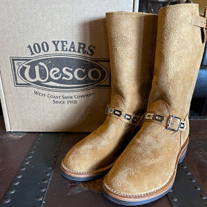 CUSTOM BOSS 8 1/2E�A9 1/2E �u���e�B�b�V���^���h�}�[�l Vintage Riding Boots-Roughout British Tan Domane