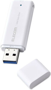ELECOM �O�t��SSD 250GB ESD-EMC0250GWH �|�[�^�u��SSD USB3.2 Gen2 USB 5Gbps ���^ �L���b�v�� �z���C�g �O�t���X�g���[�W Windows Mac�Ή� �G���R�� 4549550279796