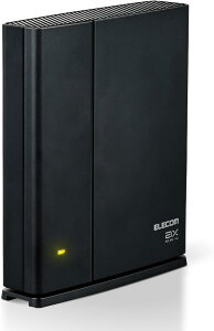 �G���R�� ELECOM Wi-Fi6 ���p�� WSC-X1800GS2-B EasyMesh�Ή� 1201+574Mbps ����LAN���p�@ �f���A���o���h IPv6�Ή� �u���b�N 4549550238823
