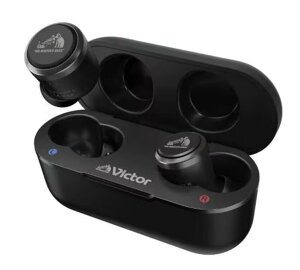 JVC Victor HA-FX100T ���S���C�����X�C���z�� Bluetooth 5.1 �u���b�N aptX AAC IPX4 �h�� �ő�28���ԍĐ� �J�i���^ �}�C�N�t�� USB Type-C �r�N�^�[�X�^�W�I�ďC �������K�i 4975769015823