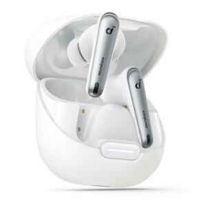 Anker �A���J�[ Soundcore Liberty 4 NC �z���C�g A3947N21 ���S���C�����X�C���z�� Bluetooth 5.3 �m�C�Y�L�����Z�����O LDAC �n�C���] IPX4 �}���`�|�C���g ���C�����X�[�d �ő�50���ԍĐ� �������K�i 457141121