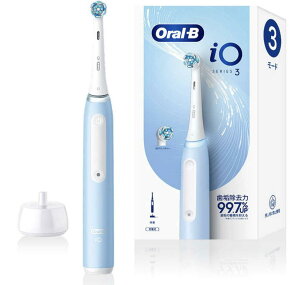 BRAUN Oral-B iO3 IOG31A60IB �A�C�X�u���[ �I�[����B iO�V���[�Y �d�����u���V ��]�� �[�d�� ���u���V ���C���� �߈��X�g�b�p�[ 3���[�h �u���E�� �I�[�����P�A 4210201442301