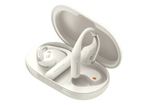 Anker Soundcore AeroFit A3872N21 �z���C�g ���S���C�����X�C���z�� Bluetooth �I�[�v���C���[ ���C�����X�C���z�� �ő�42���ԍĐ� IPX7 �h�� USB-C �}�C�N�ʘb�Ή� �A���J�[ 4571411214196