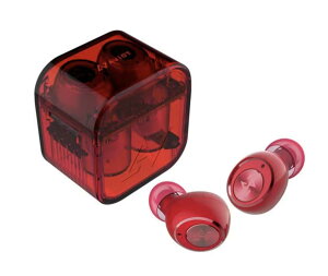 AVIOT TE-D01gs-RD ���S���C�����X�C���z�� Cherry Red �`�F���[���b�h Bluetooth 5.0 �ő�50���ԍĐ� IPX7 �h�� aptX �O���捞 �}�C�N �y��4.6g 4571597060594