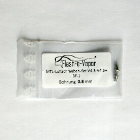 Flash-e-Vapor フェブ　MTL Air Screw-Set V4.5/ - BF-1　0.8mm（ネコポス便対象商品*注意事項要確認） 電子タバコ VAPE ベイプ