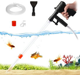 水交換ポンプ 水槽水交換 水槽水交換ポンプ 水槽掃除 手動式 一台四役 延長ポンプ 砂利掃除 コケ取り 一台四役 操作簡単 掃除時間を短縮 組み立て簡単 長さ調整可能 楽に水槽清掃 アクアリウム用