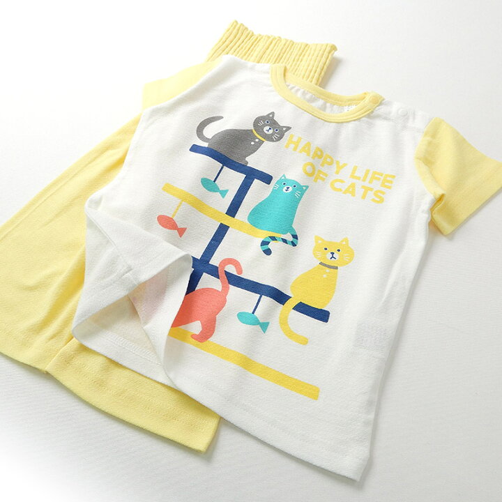 楽天市場】キッズ パジャマ セットアップ 上下セット 2点セット 綿100% 梨地天竺 半袖 Tシャツ イチゴ ネコ 腹巻付 7分丈パンツ ( 80-95cm ) ▽ 女の子 夏 涼感 子供服 苺 猫 子供服 ベビー 部屋着 ルームウェア 80cm 90cm 95cm▽ ポイント消化 : 楽天市場】キッズ パジャマ セットアップ 上下セット 2点セット 綿100% 梨地天竺 半袖 Tシャツ イチゴ ネコ 腹巻付 7分丈パンツ ( 80-95cm ) ▽ 女の子 夏 涼感 子供服 苺 猫 子供服 ベビー 部屋着 ルームウェア 80cm 90cm 95cm▽ ポイント消化 :