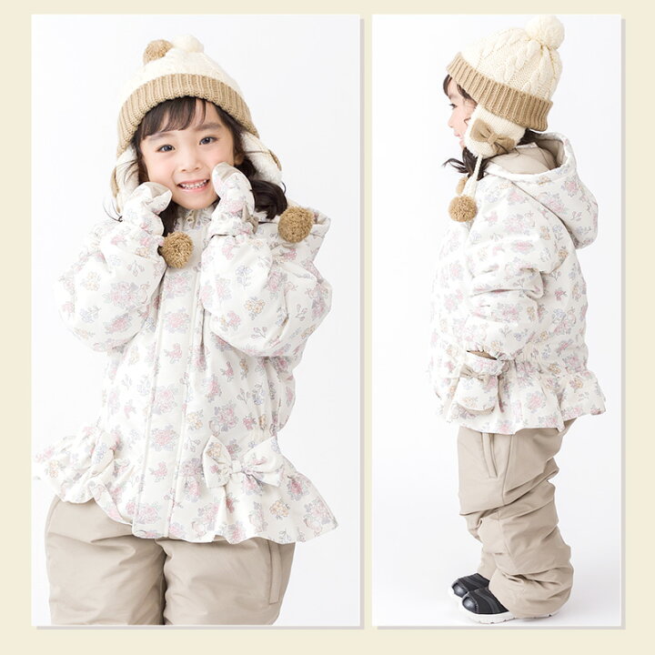 楽天市場】【8%OFF】 ジャンプスーツ キッズ 女の子 防寒 中綿 撥水 