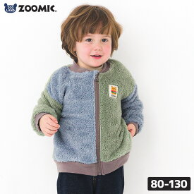 【35%OFF】 キッズ フリース ジャケット 長袖 男の子 アウター グリーン ( 80-130cm )【 ZOOMIC ズーミック 】▽ 子供服 ベビー服 ジップ ブルゾン コート プリント かわいい かっこいい キャラクター 80cm 90cm 95cm 100cm 110cm 120cm 130cm ▽ポイント消化