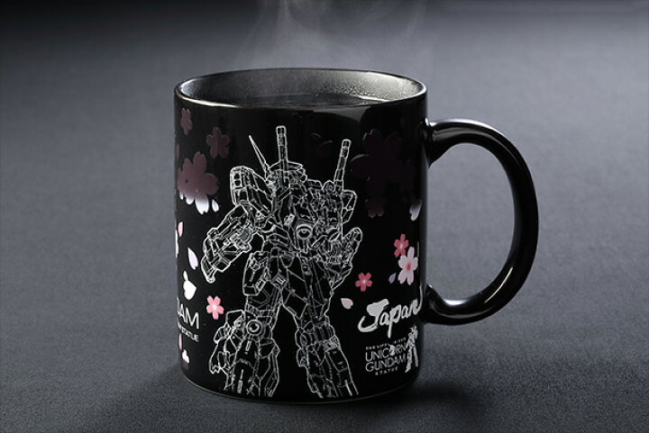 楽天市場 再利用 ガンダムカフェ限定 感温 桜 マグカップ Ver Twc 機動戦士ガンダムuc ユニコーン ゾートロープ