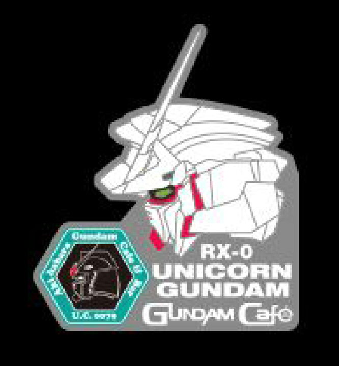 楽天市場 ガンダムカフェ限定 ガンダムカフェピンズ Rx 0 Unicorn Gundam 機動戦士ガンダムuc ユニコーン ゾートロープ