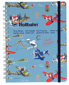 GBL限定 ジブリ×ロルバーン ポケット付きメモ ノート Lサイズ「飛行艇と空と海」 ジブリ美術館 紅の豚