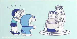 ドラえもん 横長ポストカード(きこりの泉)藤子・F・不二雄ミュージアム