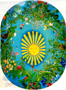 ジブリ美術館限定 型抜きポストカード 「天井フレスコ画」 となりのトトロ