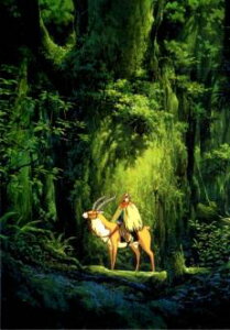 ジブリ美術館限定 ポストカード 「アシタカとヤックル」 もののけ姫