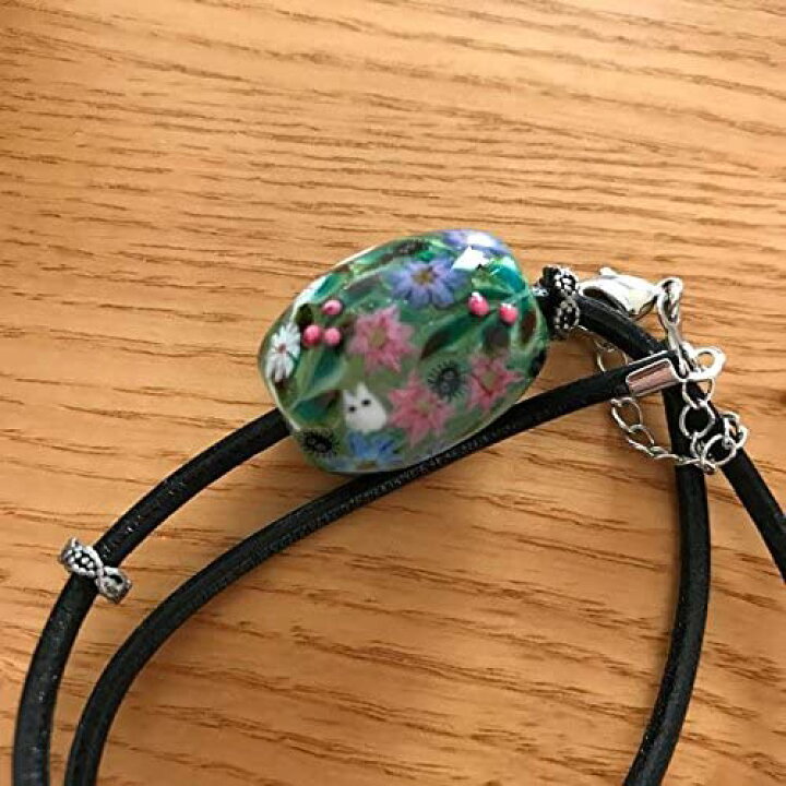 ジブリ美術館限定 となりのトトロ トンボ玉ネックレス(横) ジブリ