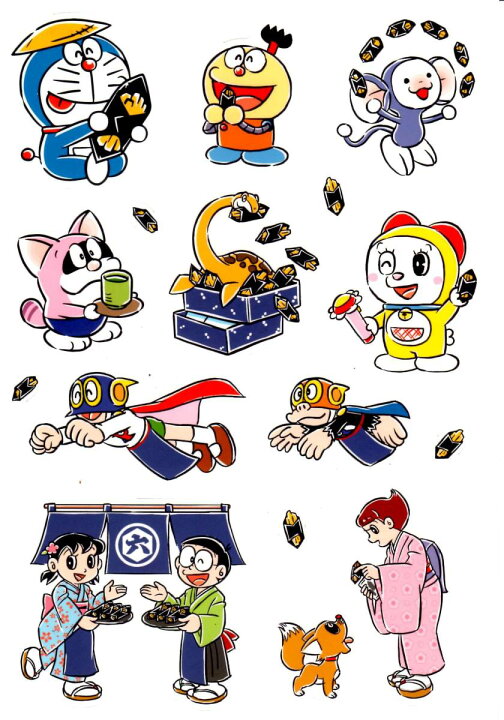 楽天市場 ドラえもん 大師巻 Fキャラのオリジナルシールのみ 藤子 F 不二雄ミュージアム限定 ゾートロープ